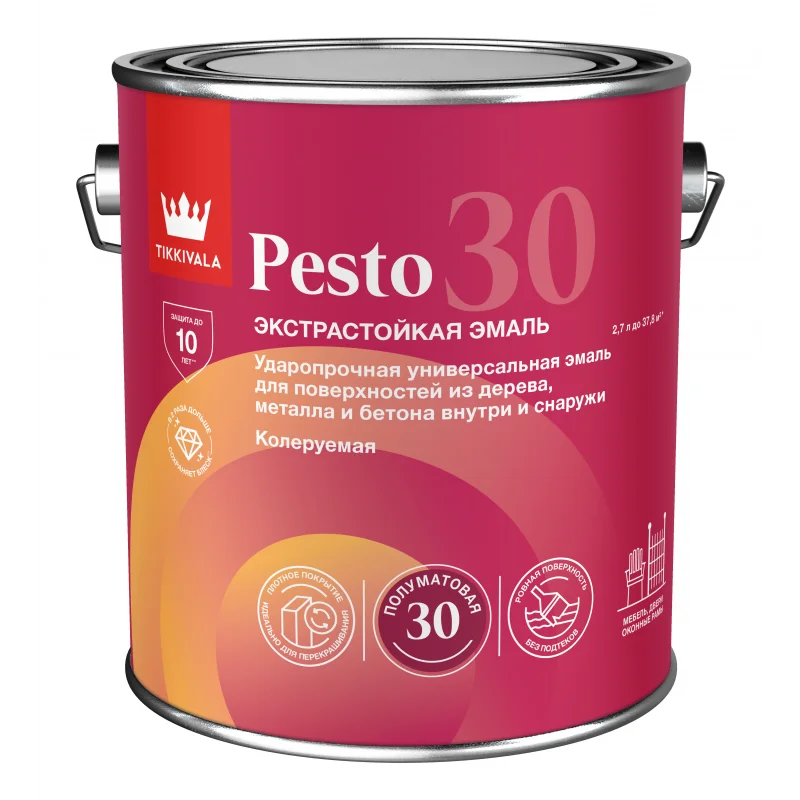 Tikkivala PESTO 30 С п/мат. краска 2,7 л