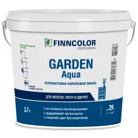 FINNCOLOR эмаль акриловая GARDEN Aqua А 2,7 л