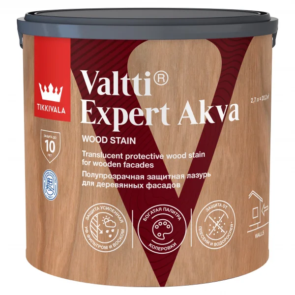 Tikkivala VALTTI EXPERT AKVA антисептик 2.7 л