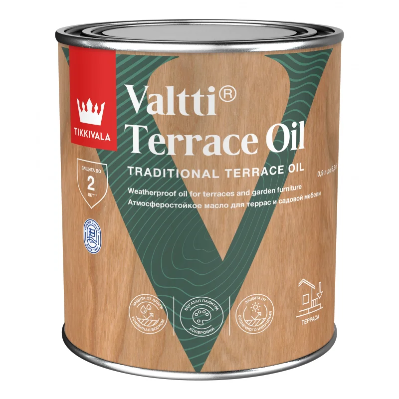 Tikkivala VALTTI TERRACE OIL EC масло для террас 0,9 л