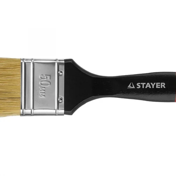 Кисть плоская  STAYER "UNIVERSAL-PROFI" светл.натур. щетина 50мм   (0104-050)