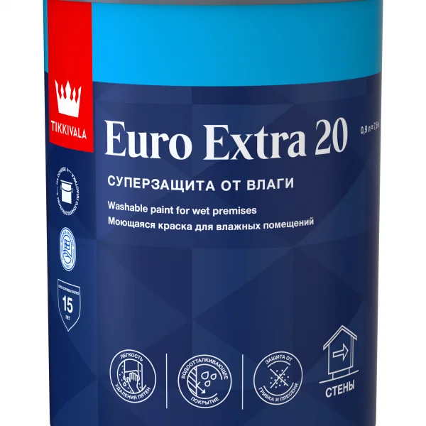 Tikkivala EURO EXTRA 20 A краска 0,9 л