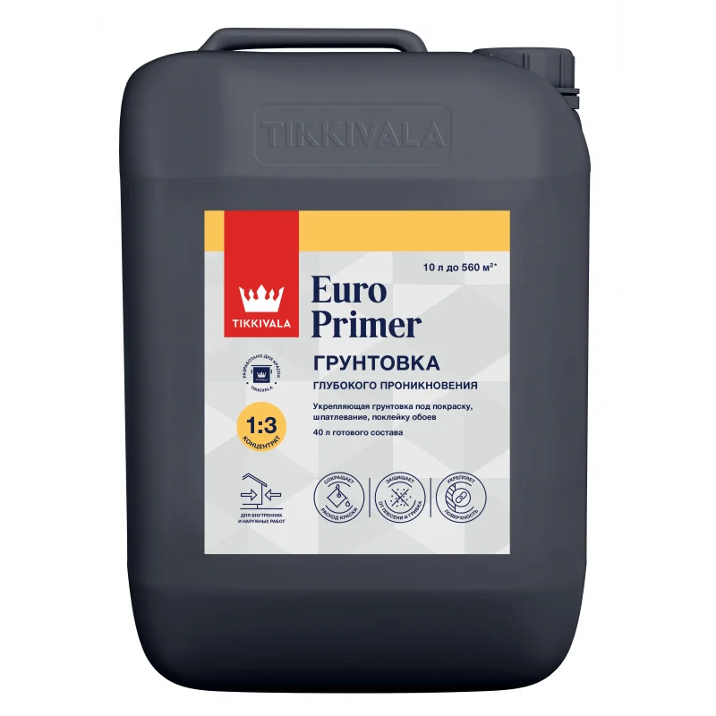 Tikkivala EURO PRIMER грунтовка 10 л