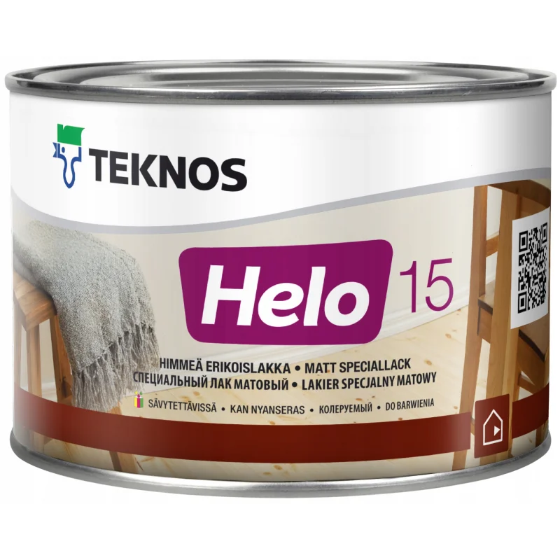 HELO 15 (Teknos) мат. лак полиуретановый 0,9 л