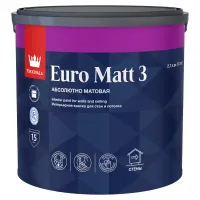 Tikkivala EURO MATT 3 А  краска 2,7 л