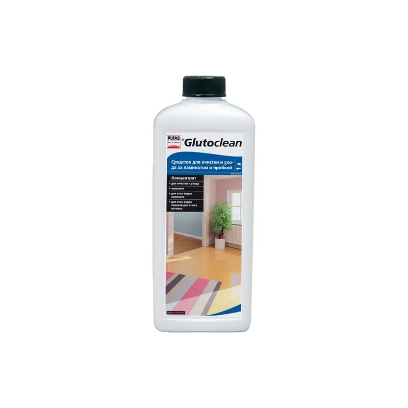 Pufas Glutoclean №361 Средство для очистки и ухода за ламинатом и пробкой 1л