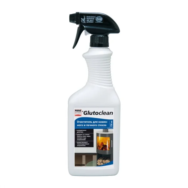 Pufas Glutoclean №369 Очиститель для каминного и печного стекла 750 мл
