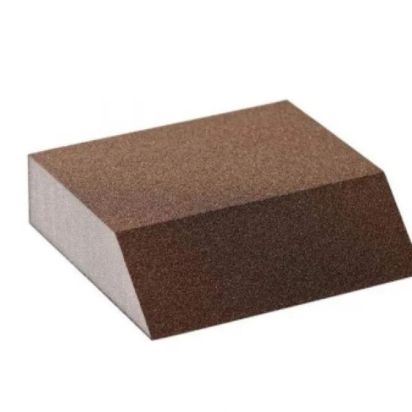 Шлиф блок Flexifoam AB 98*86*26мм  AO  Р100 (60) с углом