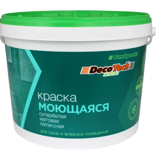 DecoTech Eco Краска в/д фасадная 14кг