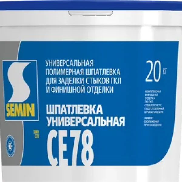 Semin СЕ 78 (универсальная шпатлевка, синяя крышка) 3кг