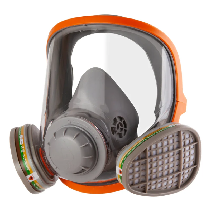 Полнолицевая маска Jeta Safety промышленная, р-р L/М, в комплекте с пленкой и фильтрами (5950)