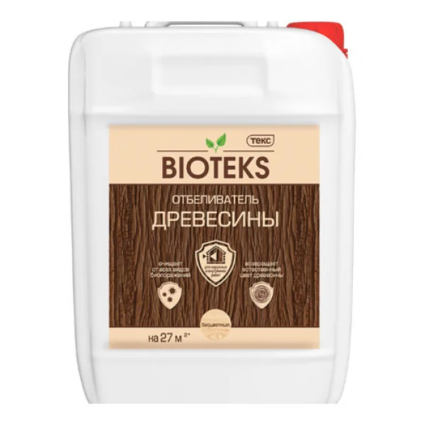Пропитка Огнебиозащита BIOTEKS с розовым индикатором 10л