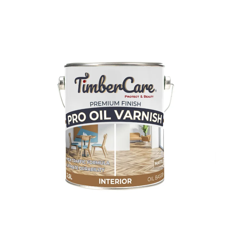 350069 Лак на масляной основе TimberCare Pro Oil Vamish, matte (цвет  шелковисто-матовый ) 2,5 л
