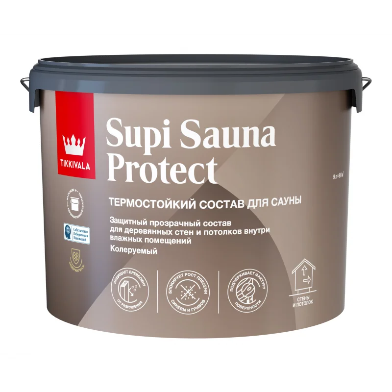 Tikkivala SUPI SAUNA PROTECT EP защит. состав 9 л
