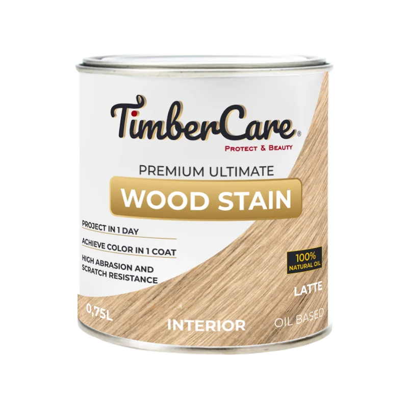 350017 Тонирующее масло TimberCare Wood Stail (цвет латте) 0,2 л