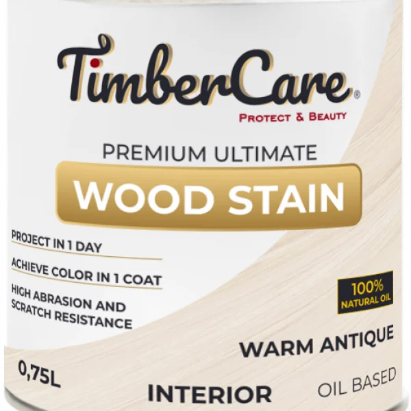 350003 Тонирующее масло TimberCare Wood Stail (цвет античный белый) 0,2 л
