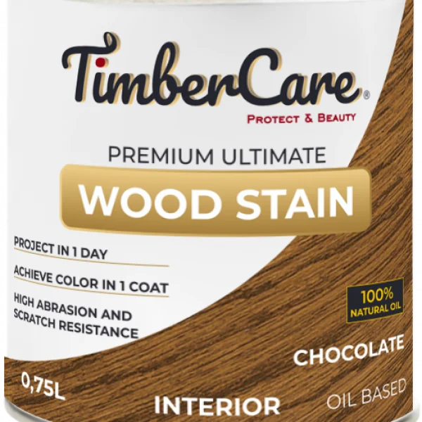 350025 Тонирующее масло TimberCare Wood Stail (цвет шоколад) 0,2 л