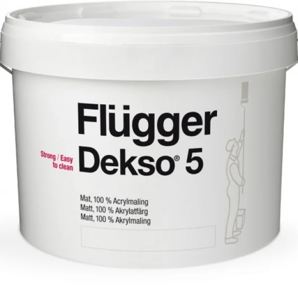 FLUGGER Dekso 5 base 1 краска для стен 9,1л
