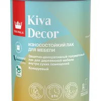 Tikkivala KIVA DECOR EP лак акрилатный п/мат. 0,9 л