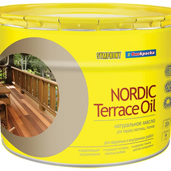 SYMPHONY масло Nordic Terrace Oil 9 л