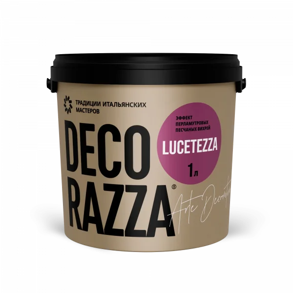 Decorazza Декоративное покрытие Lucetezza Argento LC001, 1л
